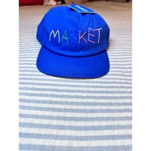 MARKET Soft Stitch 5 Panel Hat Egyptian Blue OS